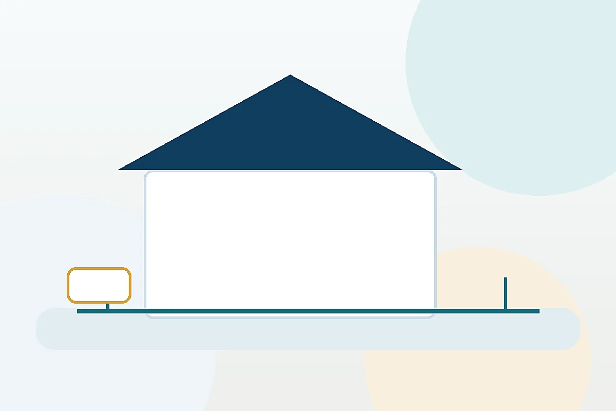 Mehrfamilienhaus und Gehweg als Beispiel für Haus- und Grundbesitzerhaftpflicht